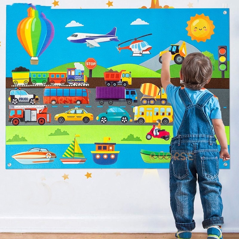 Eco-friendly carbonized wood sensory activity board designed to enhance fine motor skills in young children