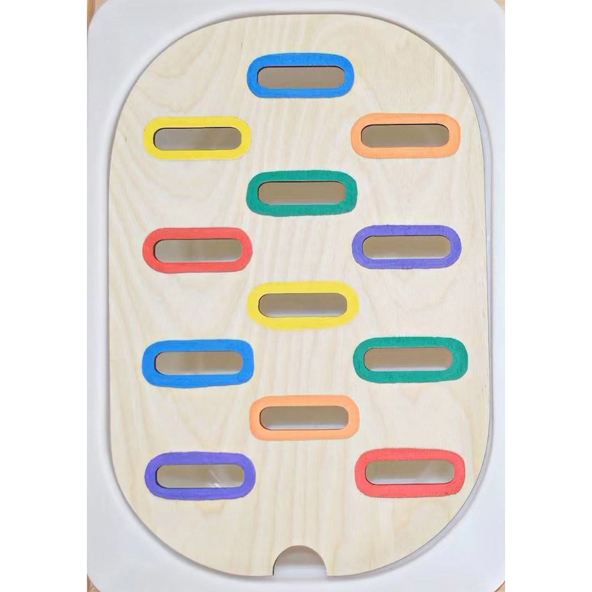 CalmSprouts Montessori Sensory Tray Board – Fine Motor Learning Game (Colors & Numbers)