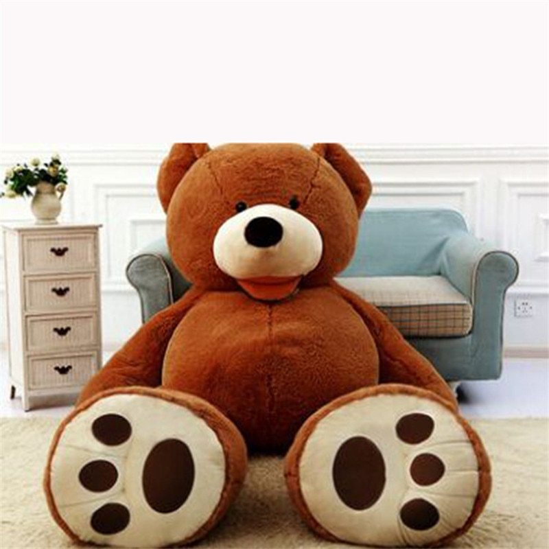 80cm brown teddy bear – soft plush toy for toddlers and gifts