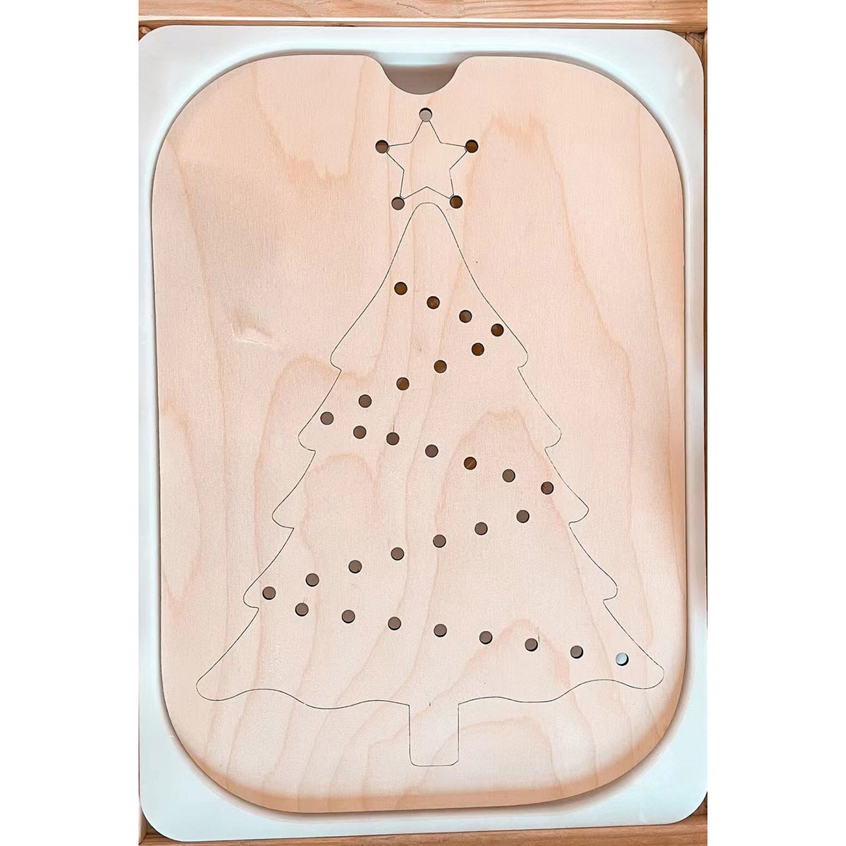 CalmSprouts Montessori Sensory Tray Board – Fine Motor Learning Game (Colors & Numbers)