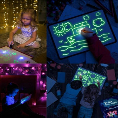 Bright 3D drawing pad educational toy for kids, designed for interactive learning, fun doodling, and eye-hand coordination.